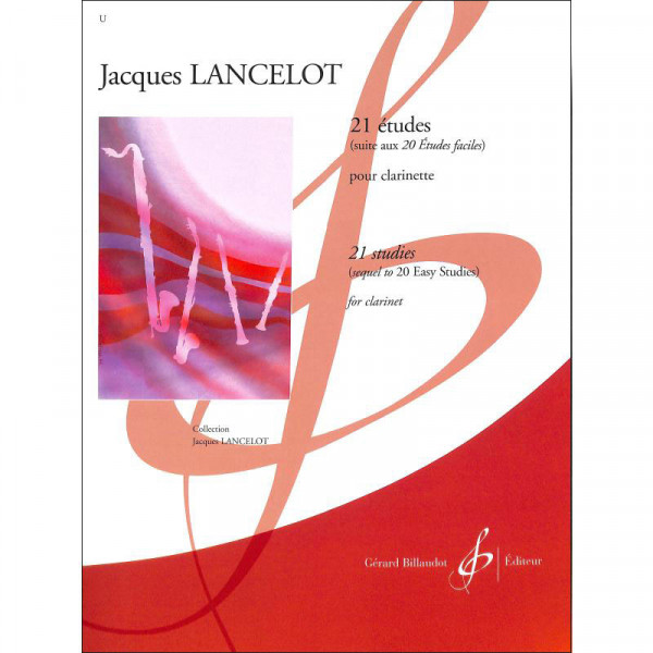 Jacques Lancelot : 21 Etüden für Klarinette