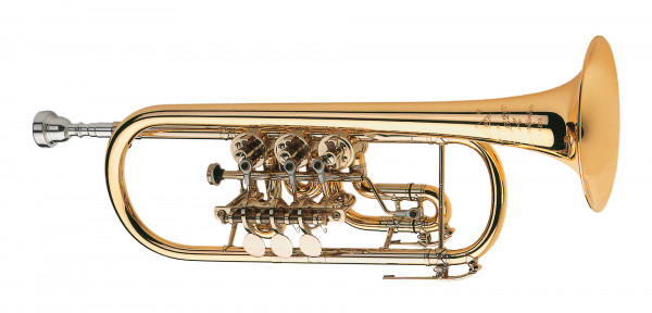 SCHERZER Trompete 8228 Goldmessing mit Trigger