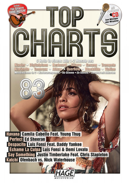 Top Charts 83, Songbook+Playback CD