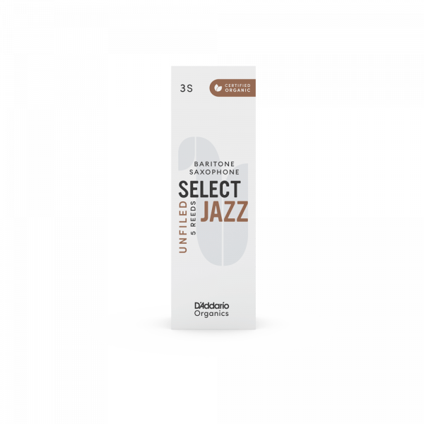D'ADDARIO Select Jazz-Blätter unfiled Bariton 3Soft