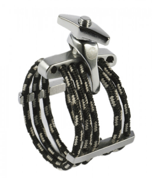 SILVERSTEIN-ligature -Original- for Eb-alto-saxophone, medium, brushed silver