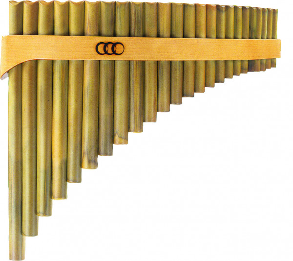 aS Panflöte Proline 24 Rohre, Holzgürtel