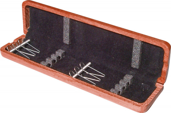 aS-reed-cases for oboe, mahogany-brown